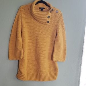 Style & co. Yellow Golden Long Sweater Tunic